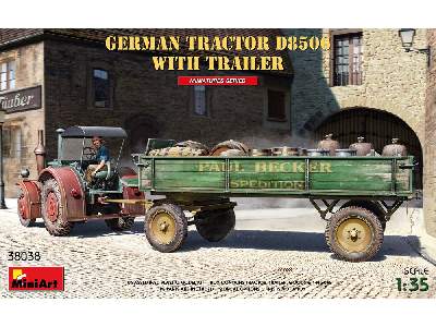 German Tractor D8506 With Trailer - image 1