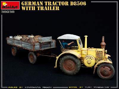 German Tractor D8506 With Trailer - image 21