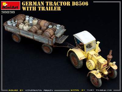 German Tractor D8506 With Trailer - image 25