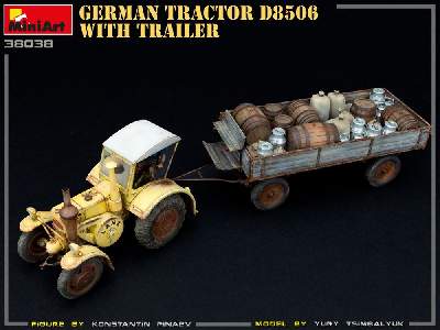 German Tractor D8506 With Trailer - image 26