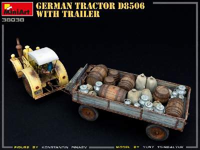 German Tractor D8506 With Trailer - image 27