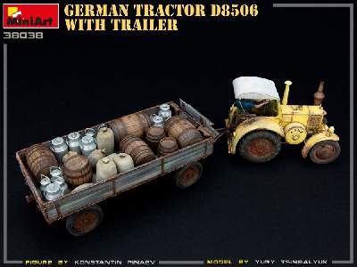 German Tractor D8506 With Trailer - image 28