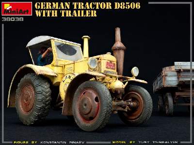 German Tractor D8506 With Trailer - image 29
