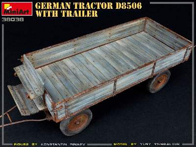 German Tractor D8506 With Trailer - image 31