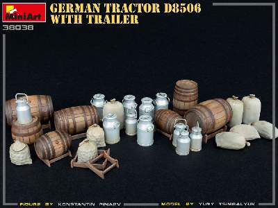 German Tractor D8506 With Trailer - image 32