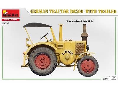 German Tractor D8506 With Trailer - image 37
