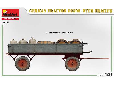 German Tractor D8506 With Trailer - image 38