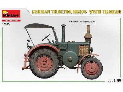 German Tractor D8506 With Trailer - image 39