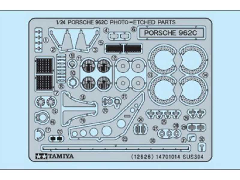 Porsche 962 Photo-Etched - Parts Set - image 1 Porsche 962 Photo-Etched - Parts Set - image 1