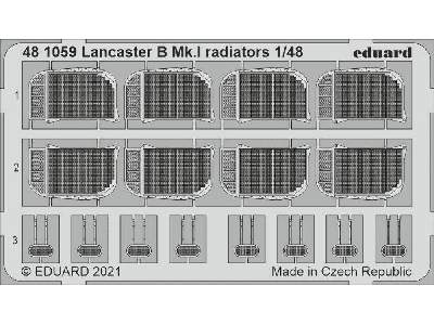 Lancaster B Mk. I radiators 1/48 - image 1