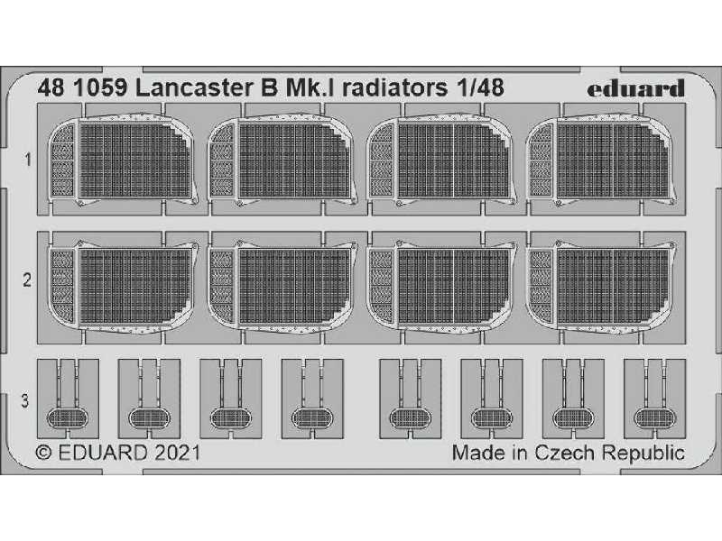 Lancaster B Mk. I radiators 1/48 - image 1