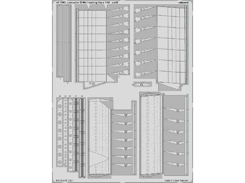 Lancaster B Mk. I landing flaps 1/48 - image 1