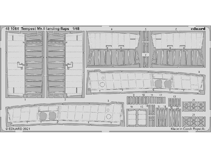 Tempest Mk. II landing flaps 1/48 - image 1