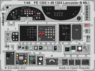 Lancaster B Mk. I cockpit 1/48 - image 1