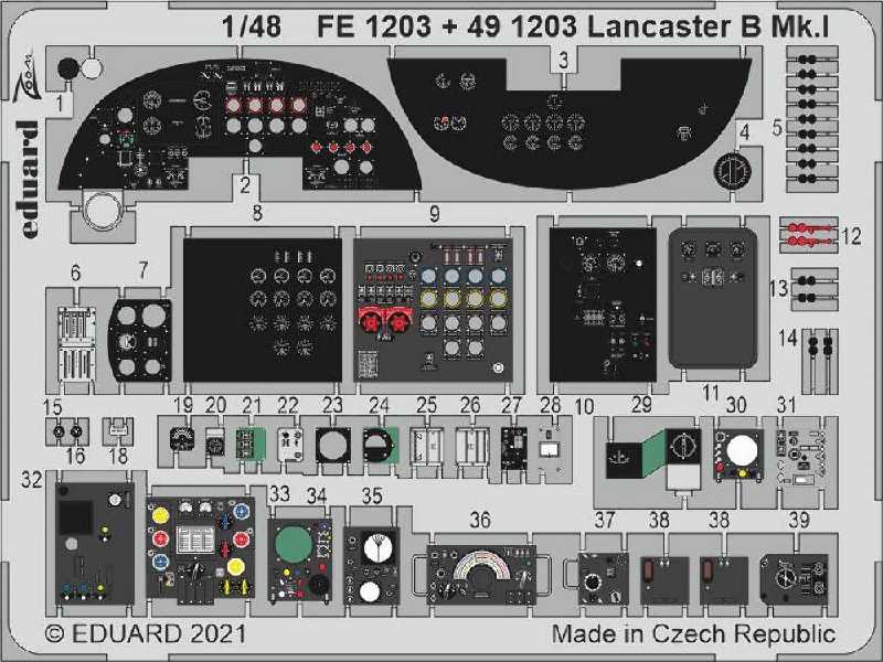 Lancaster B Mk. I cockpit 1/48 - image 1