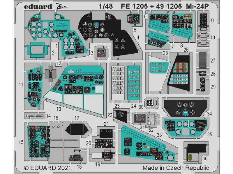 Mi-24P interior 1/48 - image 1