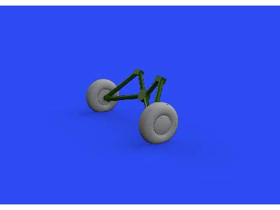 DH.82A Tiger Moth wheels 1/32 - Icm - image 1