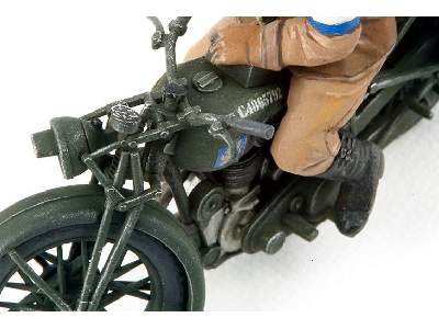 British BSA M20 Motorcycle w/Military Police Set - image 4