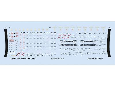 Tempest Mk. II stencils 1/48 - image 1