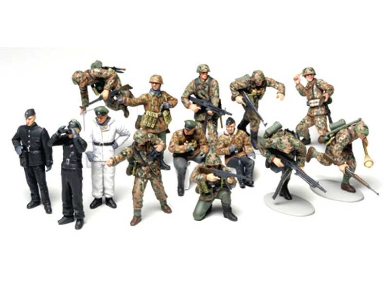 WWII German Panzer Grenadier Set - 14 pcs. - image 1