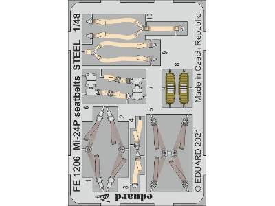 Mi-24P seatbelts STEEL 1/48 - image 1