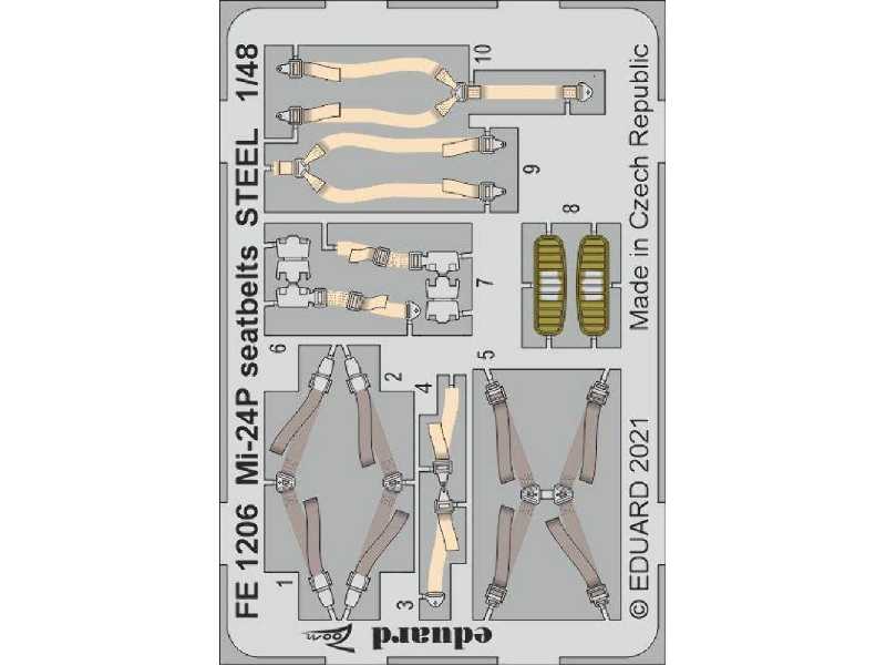 Mi-24P seatbelts STEEL 1/48 - image 1