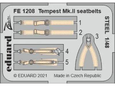 Tempest Mk. II seatbelts STEEL 1/48 - image 1