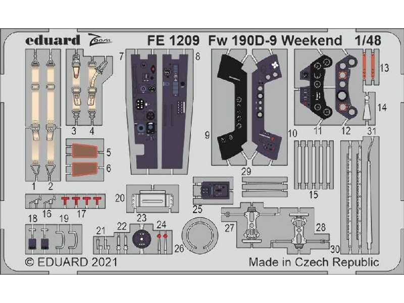 Fw 190D-9 Weekend 1/48 - image 1