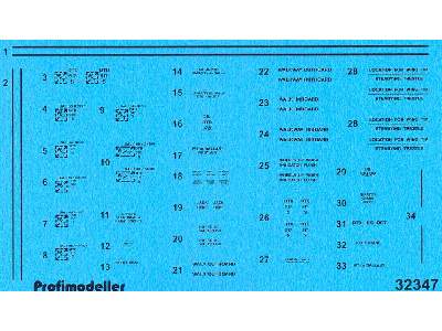 Spitfire Merlin Stencils - image 1