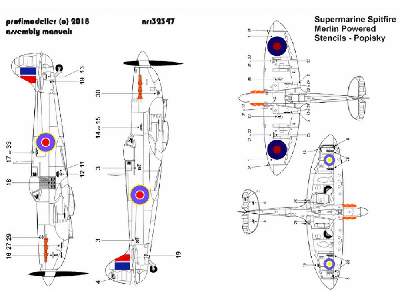 Spitfire Merlin Stencils - image 2