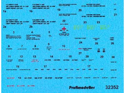 P-40 B,c,e Stencils - image 1