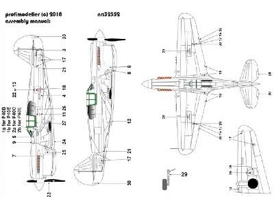 P-40 B,c,e Stencils - image 2