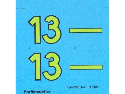 H.Bar Fw-190 A-6 - image 1