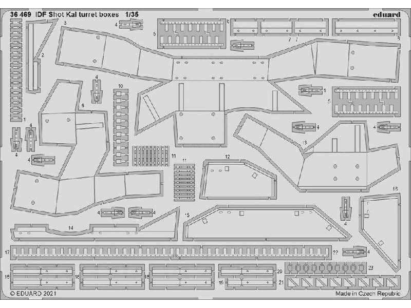 IDF Shot Kal turret boxes 1/35 - Amusing Hobby - image 1