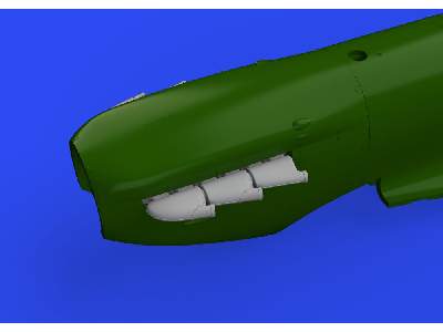 Spitfire Mk. V three-stacks exhausts rounded 1/48 - Eduard - image 5