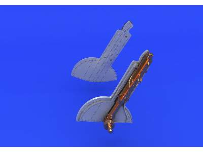 Spitfire Mk. Vc undercarriage legs BRONZE 1/48 - Eduard - image 2