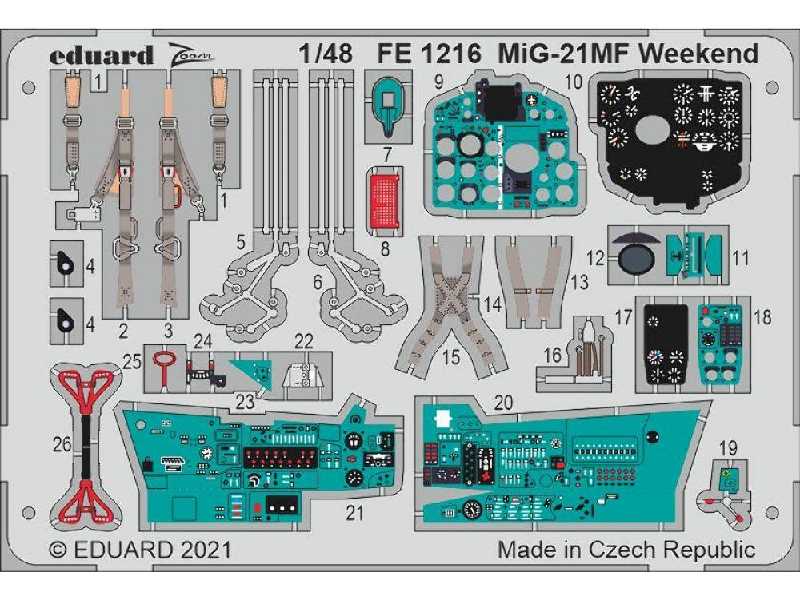 MiG-21MF Weekend 1/48 - image 1