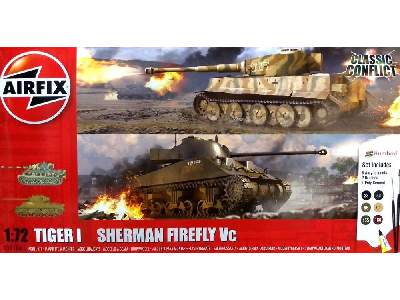 Classic Conflict Tiger 1 vs Sherman Firefly - Gift Set - image 1