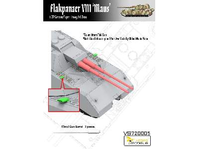 Flakpanzer VIII Maus - German Super Heavy AA Tank  - image 4