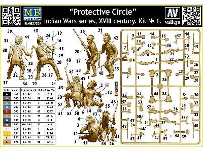 rotective Circle. Indian Wars series, XVIII century. Kit No. 1 - image 4