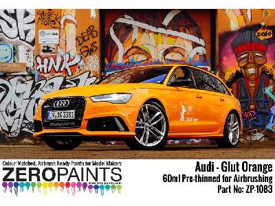 1083 Audi Rs - Glut Orange Paint - image 1