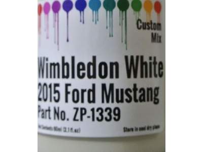 1339 Mustang Wimbledon White - image 1