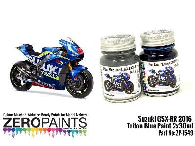 1549 Suzuki Gsx-rr 2016 - Triton Blue Paint Set - image 2