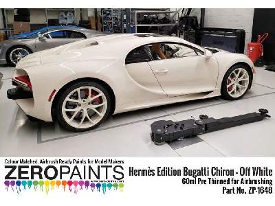 1648 Herme&#768;s Edition Bugatti Chiron Off White - image 4