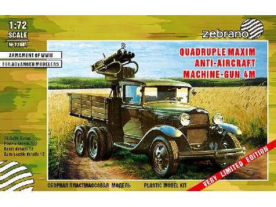 Quadruple Maxim Anti-aircraft Machine-gun 4m - image 1