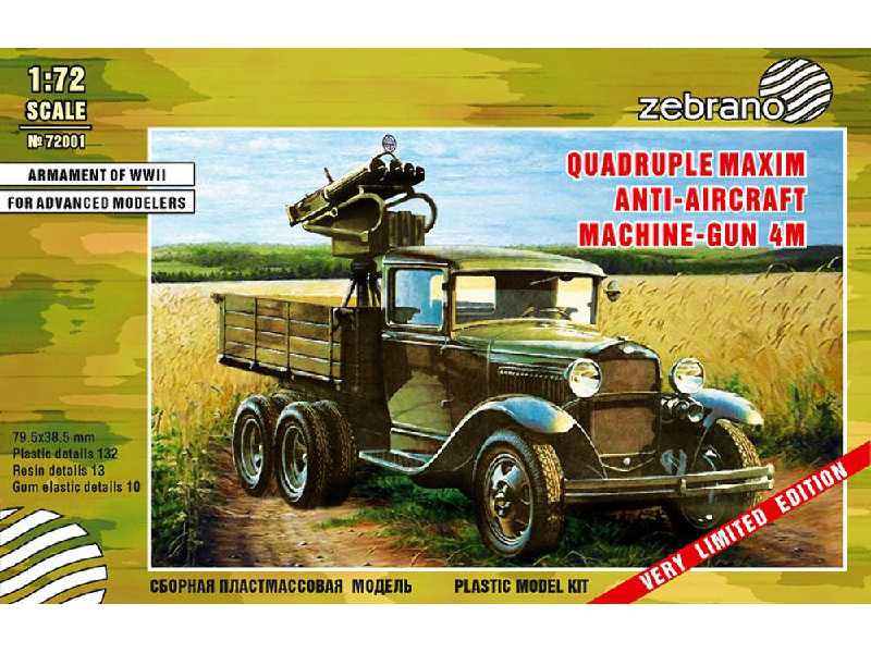 Quadruple Maxim Anti-aircraft Machine-gun 4m - image 1 Quadruple Maxim Anti-aircraft Machine-gun 4m - image 1