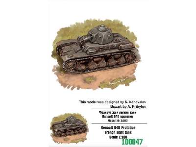 Renault R40 Prototipe French Light Tank - image 1