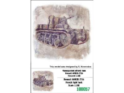 Renault Amr35 Zt1b French Light Tank - image 1