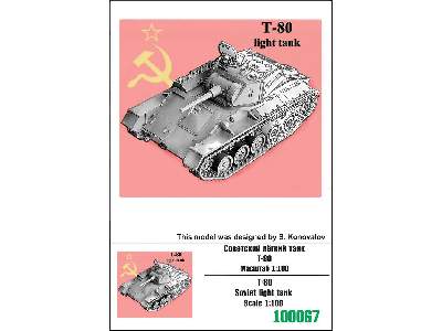 T-80 Soviet Light Tank - image 1