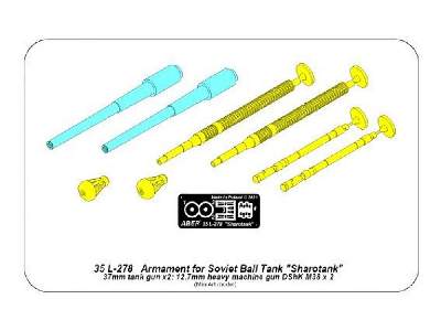 Armament for Soviet Ball Tank Sharotank - image 13